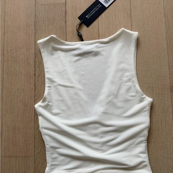 White Fox Boutique Ivory Lace Tank Top - Picture 4 of 4